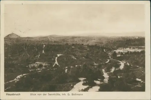 Ansichtskarte Hausbruch Blick von der Sennhütte 1926