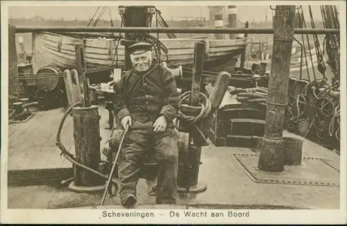 Scheveningen-Den Haag Den Haag Typen Trachten De Wacht aan Boord 1928