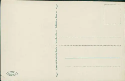 Ansichtskarte Prerow Partie Alte Kirche 1935