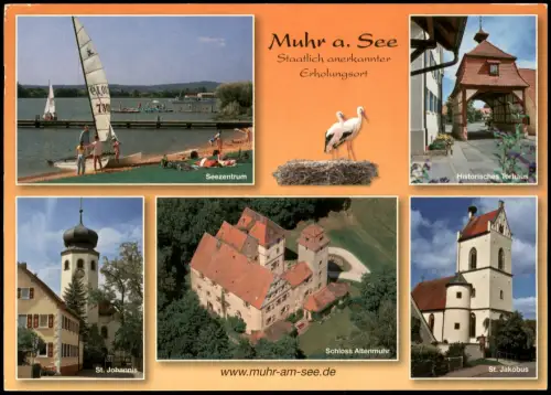 Altenmuhr-Muhr am See Mehrbildkarte  See-Zentrum, Schloss Altenmuhr uvm. 2010
