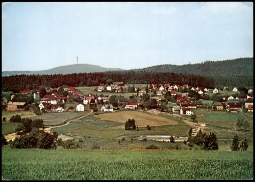Mühlbühl-Nagel am See Panorama-Ansicht Mühlbühl Fichtelgebirge Ochsenkopf 1965
