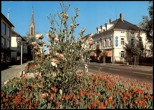 Ansichtskarte Müllheim (Baden) Straßen Partie Ortsansicht 1975