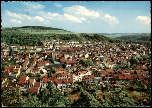 Ansichtskarte Merzig Panorama-Ansicht 1967