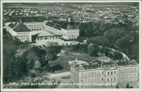 Ansichtskarte Gotha Luftbild Fliegeraufnahme 1931