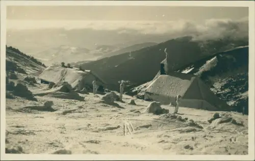 Winkelsdorf Wiesenberg  Vízmberk Heidebrünnl Winter 1929  b Mährisch Schönberg