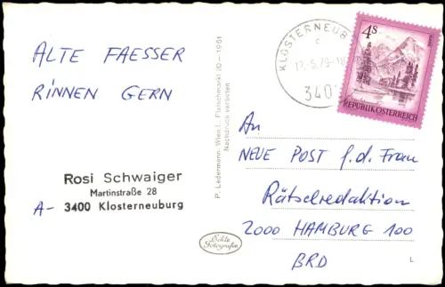 Ansichtskarte Reichenau an der Rax Ottohaus und Rax-Panorama 1961