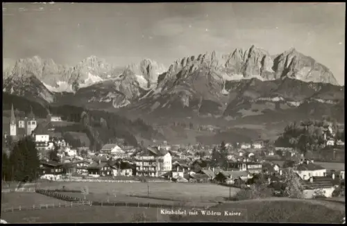 Ansichtskarte Kitzbühel Kitzbühel mit Wildem Kaiser 1956