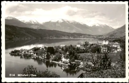 Ansichtskarte Millstatt Panorama von Millstatt am See 1958
