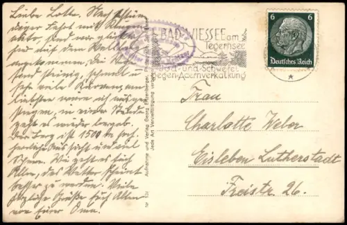 Ansichtskarte Rottach-Egern Wallberghaus mit Setzberg 1935