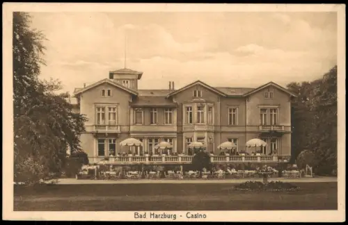 Ansichtskarte Bad Harzburg Casino 1910