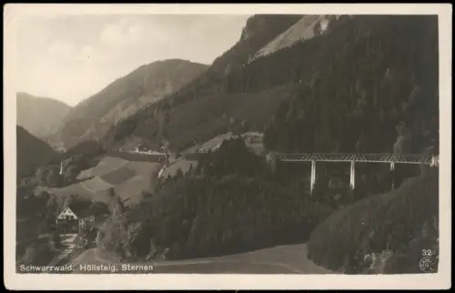 Hirschsprung-Breitnau Höllsteig Sternen Höllental Schwarzwald 1920