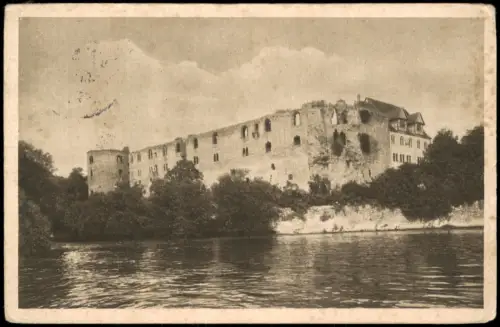 Ansichtskarte Halle (Saale) Moritzburg 1915   1. Weltkrieg Feldpost gelaufen