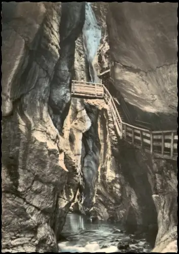 St. Johann im Pongau Sankt  Liechtensteinklamm - Hohe Brücke 1950