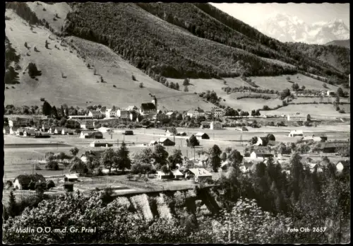 Ansichtskarte Molln Ortsansicht Molln mit Großem Priel 1972