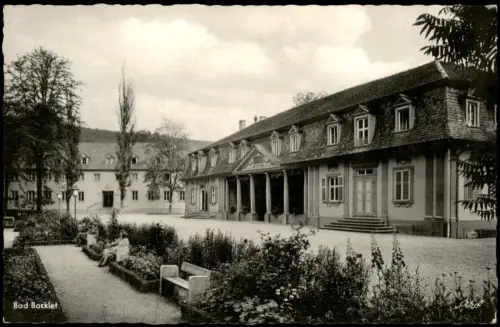 Ansichtskarte Bad Bocklet Stärkste Stahlquelle Deutschlands 1957