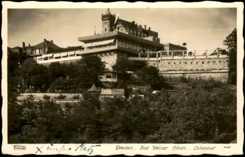 Weißer Hirsch-Dresden Weißer Hirsch Luisenhof Aussicht 1939 Walter Hahn:4267