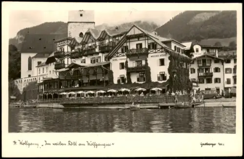 St. Wolfgang im Salzkammergut Hotel-Pension Weisses Rössl am Wolfgangsee 1955