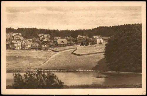 Ansichtskarte Braunlage Villen an der Kollin 1915