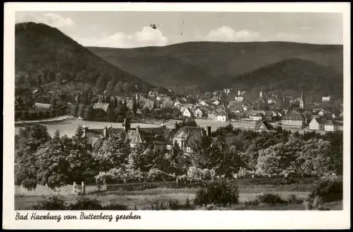 Ansichtskarte Bad Harzburg Blick vom Butterberg auf die Stadt 1950