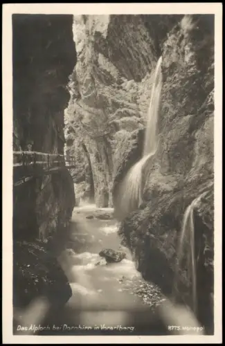 Ansichtskarte Gütle-Dornbirn Das Alploch bei Dornbirn 1930
