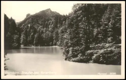 Ansichtskarte Dornbirn Staufensee 1930