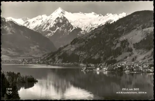 Ansichtskarte Zell am See Blick über den See auf das Kitzsteinhorn 1955