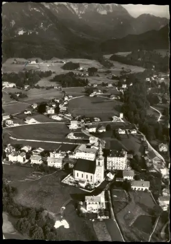 Ansichtskarte Großgmain Luftbild von Großgmain bei Salzburg 1962