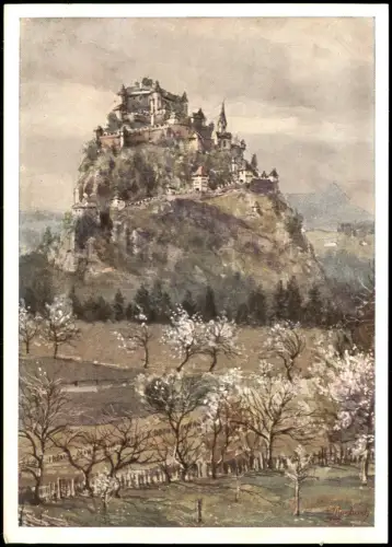 Ansichtskarte St. Georgen am Längsee Burg Hochosterwitz 1930