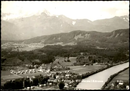 Ansichtskarte Rosegg Ortsansicht Rosegg bei Velden am Wörthersee 1966
