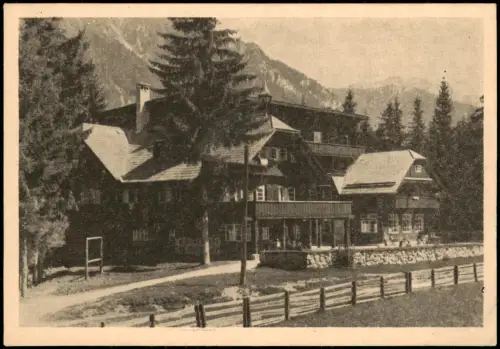 Ansichtskarte Ramsau am Dachstein Pension Almfrieden 1935
