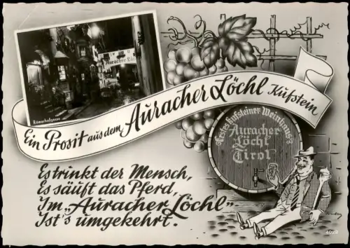 Ansichtskarte Kufstein Mehrbildkarte Weinhaus Auracher Löchl 1965