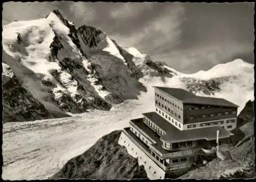 Heiligenblut am Großglockner Hotel Franz-Josef-Haus mit Großglockner 1961