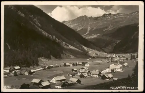 Feuchten-Bayerbach bei Ergoldsbach Dorfansicht im Gebirgstal 1950
