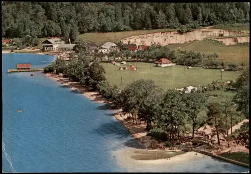 Burgau am Attersee Seehotel Burgau am Attersee mit Campingplatz 1959