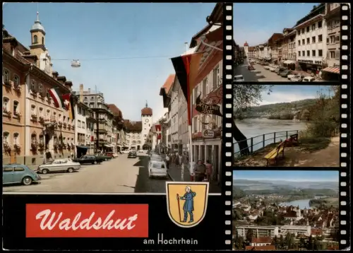 Waldshut-Waldshut-Tiengen Mehrbildkarte Ortsansichten Waldshut am Hochrhein 1970