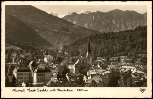 Ansichtskarte Bad Ischl Kurort mit Dachstein 1954