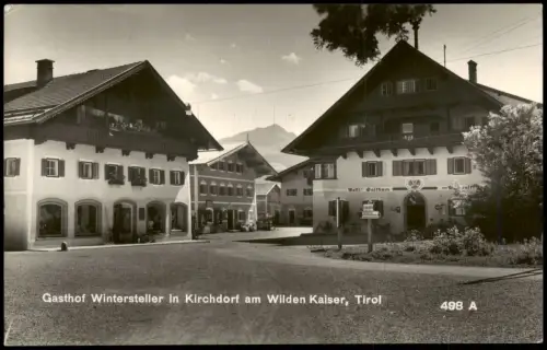 Kirchdorf in Tirol Gasthof Wintersteller in Kirchdorf am Wilden Kaiser 1959