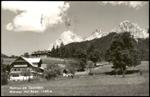 Ansichtskarte Ramsau am Dachstein Rittisser Hof 1967