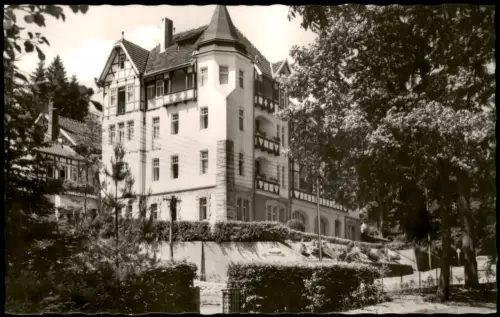 Ansichtskarte Bad Sachsa Haus Bismarck 1955