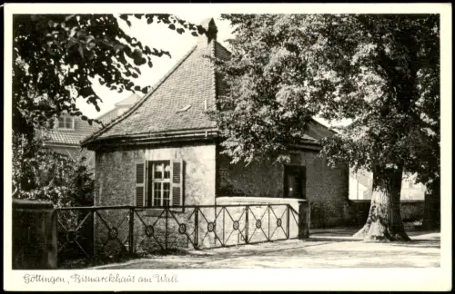 Ansichtskarte Göttingen Bismarckhaus am Wall 1955