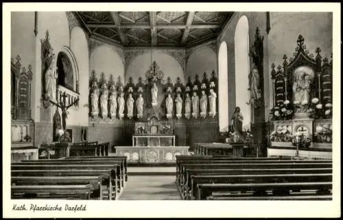 Ansichtskarte Darfeld-Rosendahl Kath. Pfarrkirche (Innenansicht) 1940