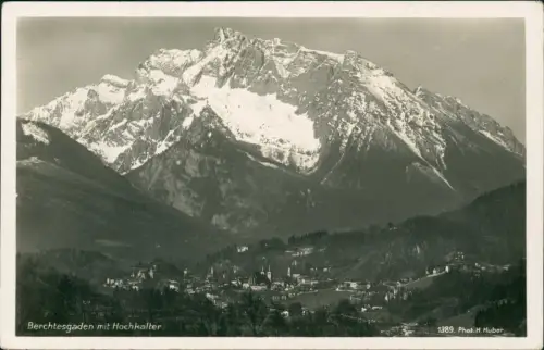 Ansichtskarte Berchtesgaden Fernblick mit Hochkater 1938