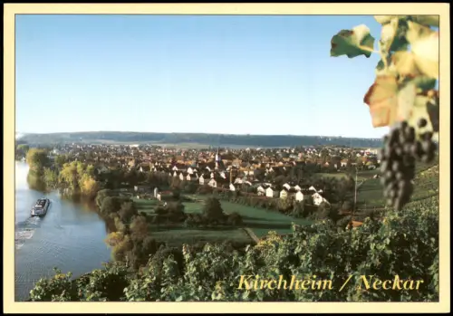Ansichtskarte Kirchheim am Neckar Panorama-Ansicht 1990