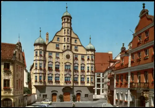 Ansichtskarte Memmingen Am Rathaus 1978