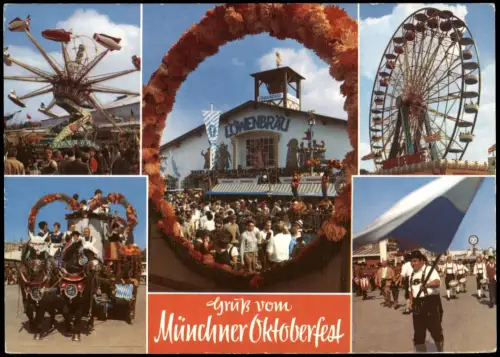 München Oktoberfest Schaustellerbetriebe, Löwenbräu Festzelt uvm. 1981