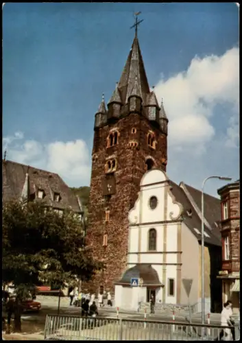 Bernkastel-Bernkastel-Kues   Pfarrkirche St. Michael mit Informationen  1975