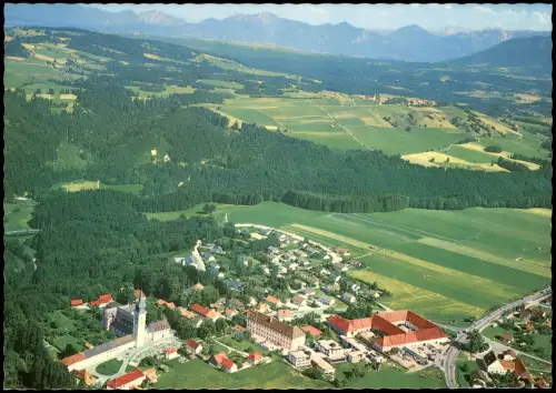 Ansichtskarte Rottenbuch Luftbild Luftaufnahme Fernansicht 1980