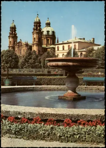 Ansichtskarte München Hofgarten und Theatinerkirche 1965