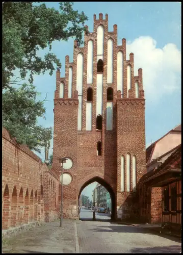 Ansichtskarte Neubrandenburg Stargarder Tor 1982