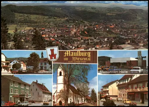 Ansichtskarte Maulburg Mehrbild-AK Ortsansichten MAULBURG im Wiesental 1973